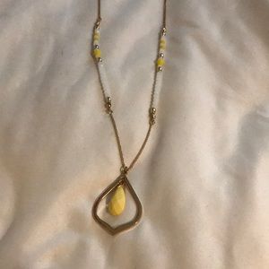 Yellow and Gold necklace